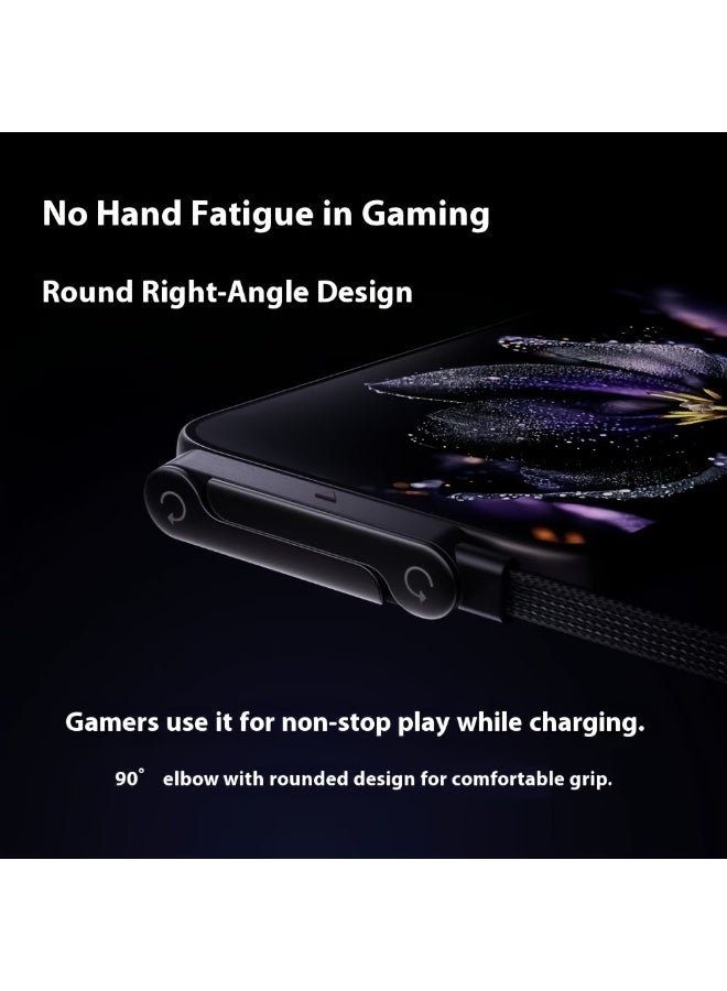 general MAX 240W Fast Charging Type C to Type C, Stand Data Cable, Multifunctional Data Cable, Car Data Cable, Suitable for Iphone 17 to Iphone 15 Series, Braided Cable with Dual Type C Charging Ports, Samsung S25, Etc - Image 3